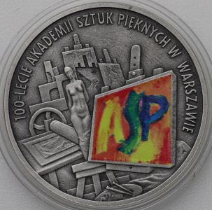 III RP, 10 PLN 2004 - 100. výročí založení Akademie výtvarných umění ve Varšavě