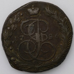 Rosja, Katarzyna II, 5 kopiejek 1786