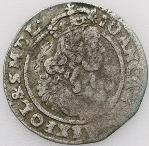 Jan II Kazimír, šestipence 1666 TT, Bydgoszcz