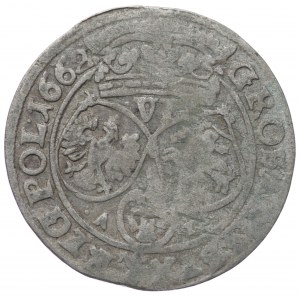 John II Casimir, sixpence 1662 AT, Bydgoszcz