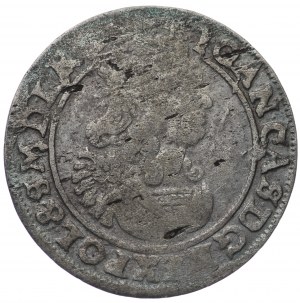 Jan II Kazimír, šestipence 1663 AT, Bydgoszcz