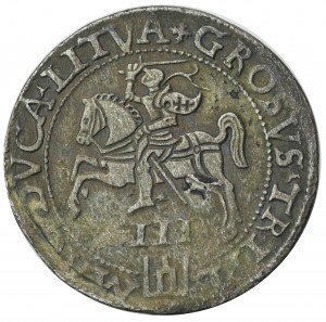 Zygmunt II August, Trojak Wilno 1562 - SZEROKI