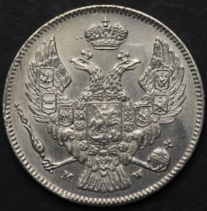Zabór rosyjski, Mikołaj I, 30 kopiejek = 2 złote 1835 MW, Warszawa