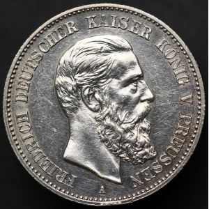 Prussia, Federico III, 2 marchi 1888 A, Berlino
