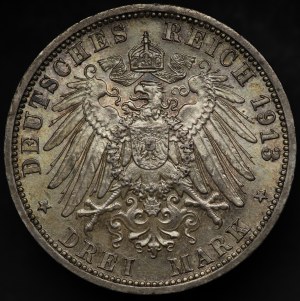 Germany, Prussia, 3 marks 1913 A, Berlin