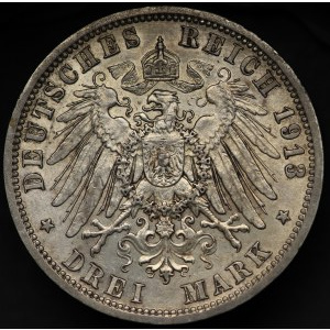 Niemcy, Prusy, 3 marki 1913 A, Berlin