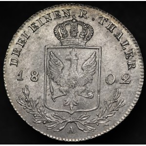 Niemcy, Prusy, Fryderyk Wilhelm III, 1/3 talara 1802 A, Berlin