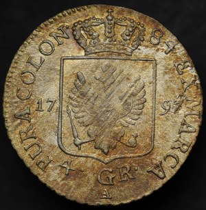 Germany, Prussia, Frederick William II, 4 pennies (gold) 1797 A, Berlin