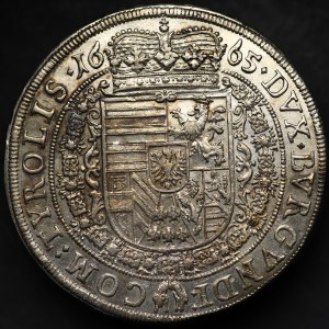 Austria, Tyrol, Zygmunt Franciszek Habsburg, talar 1665, Hall