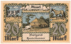 Lithuania, Memel (Klaipeda), 20 marks 1922