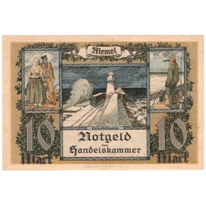 Lithuania, Memel (Klaipeda), 10 marks 1922