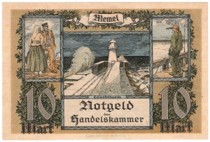 Lithuania, Memel (Klaipeda), 10 marks 1922