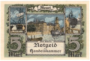 Lithuania, Memel (Klaipeda), 5 marks 1922