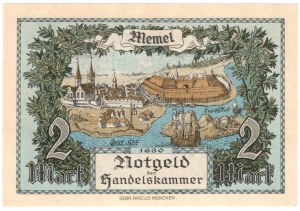 Lithuania, Memel (Klaipeda), 2 marks 1922