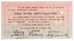 Lvov, 1. koruna 1914, série XIV