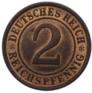 Germany, 2 reichspfennig 1925