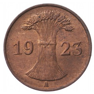Niemcy, 1 rentenpfennig 1923 A