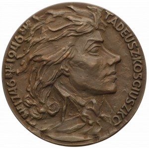 Medal, Tadeusz Kościuszko 1746-1946, autorstwa F. Kalfasa, brąz - rzadkość
