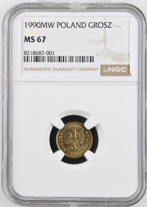 1 haléř 1990