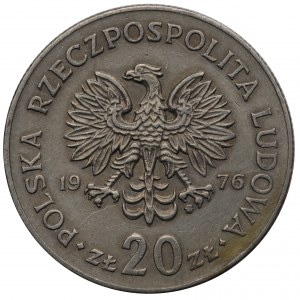 Polská lidová republika, 20 zlotých 1974, Nowotko - destrukt