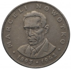 Polská lidová republika, 20 zlotých 1974, Nowotko - destrukt