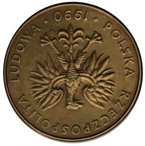 PRL, 10 zl. 1990 - revers, UNIKÁTNÍ