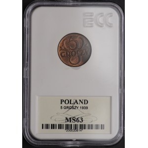 II RP, 5 groszy 1939