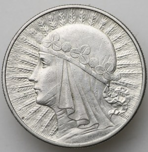 10 zlatých 1932, Hlava ženy BZM