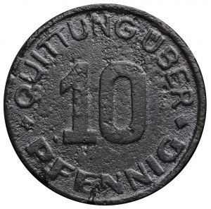 Getto w Łodzi, 10 fenigów 1942 druga emisja