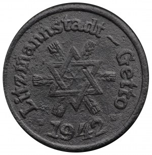 Getto w Łodzi, 10 fenigów 1942 pierwsza emisja
