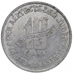 Lodžské ghetto, 10 značek 1943, odiana 2/1 - twist ~20 stupňů RARE