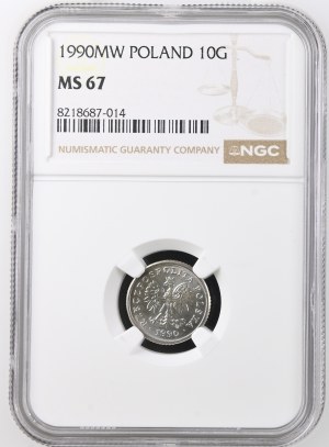 10 haléřů 1990