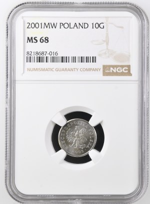 10 haléřů 2001