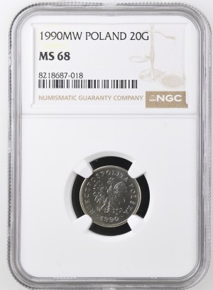 20 haléřů 1990