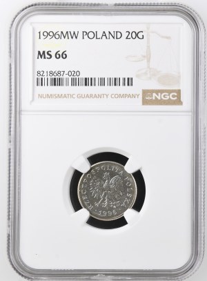 20 haléřů 1996