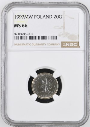 20 haléřů 1997