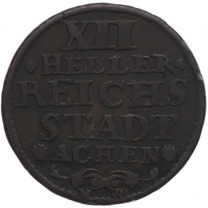 Germany, Aachen, 12 heller 1758