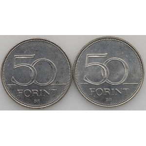 Węgry, 50 forint 2018 - zestaw 2 sztuk