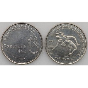 Węgry, 50 forint 2018 - zestaw 2 sztuk