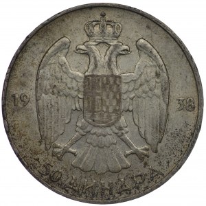 Yugoslavia, 50 dinar 1938