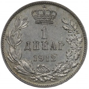 Serbia, 1 dinar 1912