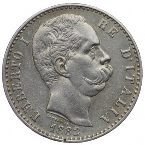 Italy, 2 lire 1882