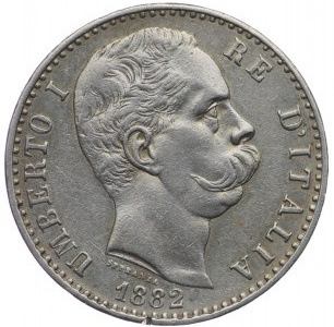 Italy, 2 lire 1882