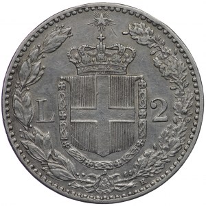 Italy, 2 lire 1897