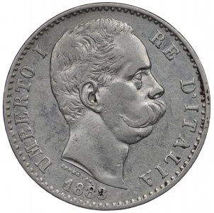 Italy, 2 lire 1883