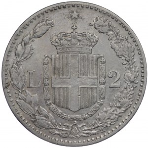 Italy, 2 lire 1883