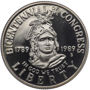 United States of America (USA), half dollar 1989