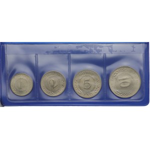 Yugoslavia, 1,2,5,10 dinar 1970/76 FAO - set of 4 pieces