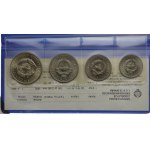 Yugoslavia, 1,2,5,10 dinar 1970/76 FAO - set of 4 pieces