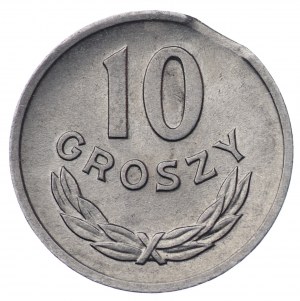 10 haléřů 1966 - špička talíře
